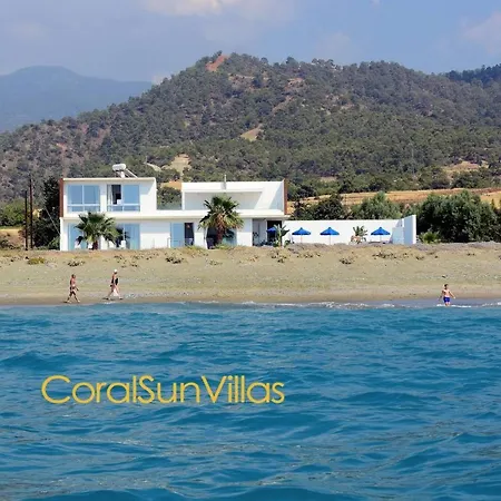 Blue - Front Spectacular Sleeps 10 Villa Argaka