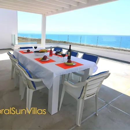 Blue - Front Spectacular Sleeps 10 Villa Argaka