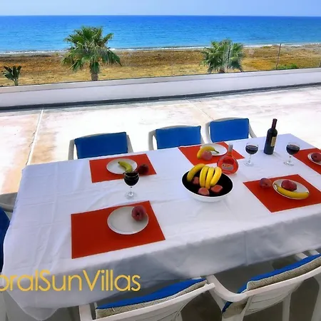 Blue - Front Spectacular Sleeps 10 Villa Argaka
