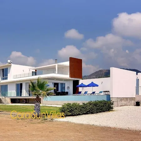 Blue - Front Spectacular Sleeps 10 Villa Argaka
