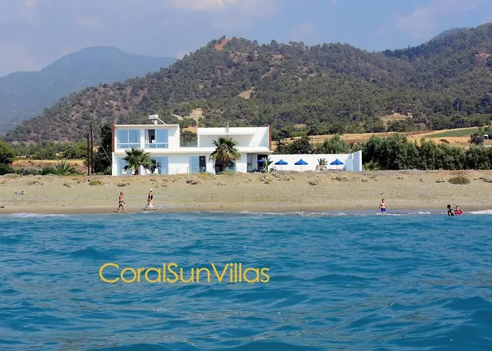 Blue - Front Spectacular Sleeps 10 Villa Argaka