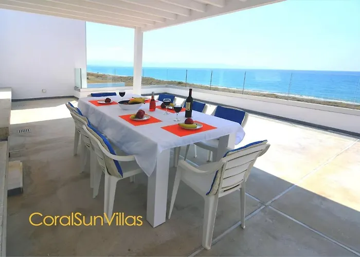 Blue - Front Spectacular Sleeps 10 Villa Argaka