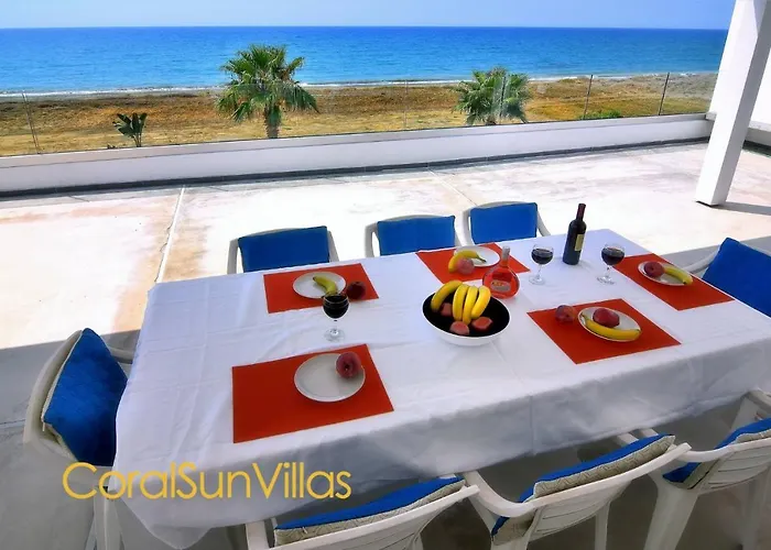 Blue - Front Spectacular Sleeps 10 Villa Argaka